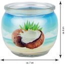 HS Candle Duftkerze im Glas 22h Coconut