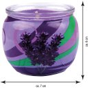 HS Candle Duftkerze im Glas 22h Lavendel