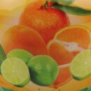 Duftkerze im Glas "Motiv" 22h Citrus Fruits