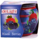 Duftkerze im Glas "Motiv" 22h Mixed Berries