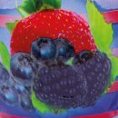 Duftkerze im Glas "Motiv" 22h Mixed Berries