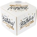 Duftkerze im Glas mit Spruch  Birthday
