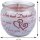 Duftkerze im Glas mit Spruch  Ich liebe Dich