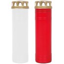 Kompositionsöllicht Grabkerze mit Deckel 170h