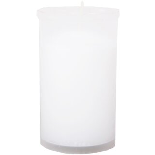 Tagebrenner Grabkerze Weiß 30h ohne Deckel