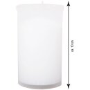 Tagebrenner Grabkerze Weiß 30h ohne Deckel
