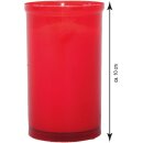 Tagebrenner Grabkerze Rot 30h ohne Deckel