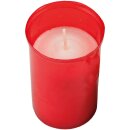 Tagebrenner Grabkerze Rot 30h ohne Deckel