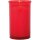 Tagebrenner Grabkerze Rot 30h ohne Deckel