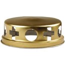 Tagebrenner Grabkerze Rot 30h mit Deckel