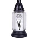 Grablicht aus Glas "6eck" inkl. Grabkerze 50h