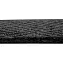 Fußmatte Schmutzfangmatte rutschfest Anthrazit 75x50 cm