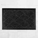 Fußmatte Schmutzfangmatte rutschfest Anthrazit 75x50 cm