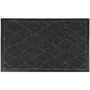 Fußmatte Schmutzfangmatte rutschfest Anthrazit 90x60 cm