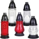 Grablaterne aus Glas inkl. Grabkerze