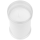 Grablicht ( Weiß ) Grabkerze 48h - Deckel Schwarz - Klassisch 1