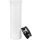 Grabkerze Weiß 170h ( Deckel Schwarz ) - Kerze