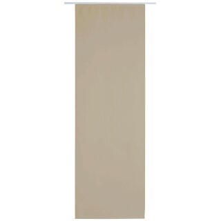 Flächenvorhang Blickdicht Taupe 60x245cm - Taupe hell