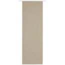 Flächenvorhang Blickdicht Taupe 60x245cm - Taupe hell
