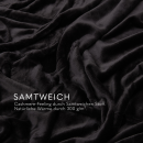 Kuscheldecke "Mirabella" - Cashmere Touch 130x170cm Schwarz