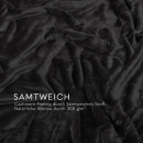 Kuscheldecke "Mirabella" - Cashmere Touch 130x170cm Anthrazit