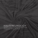 Kuscheldecke "Mirabella" - Cashmere Touch Hellgrau 130x170 cm