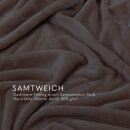 Kuscheldecke "Mirabella" - Cashmere Touch Nougat 130x170 cm