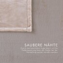 Kuscheldecke "Mirabella" - Cashmere Touch Nougat 130x170 cm