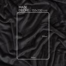 Kuscheldecke "Mirabella" - Cashmere Touch Anthrazit 150x200 cm