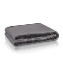 Kuscheldecke "Mirabella" - Cashmere Touch Anthrazit 150x200 cm