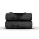 Kuscheldecke "Mirabella" - Cashmere Touch Schwarz 220x240 cm
