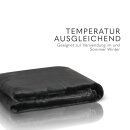 Kuscheldecke "Mirabella" - Cashmere Touch Schwarz 220x240 cm