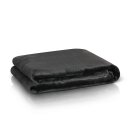 Kuscheldecke "Mirabella" - Cashmere Touch Schwarz 220x240 cm