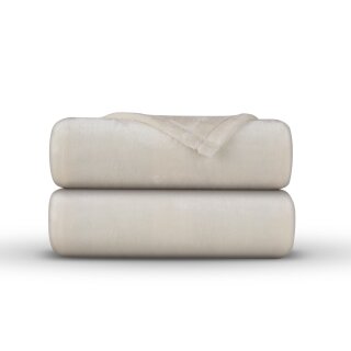 Kuscheldecke "Mirabella" - Cashmere Touch 220x240cm Creme