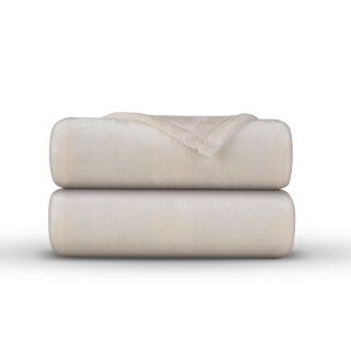 Kuscheldecke "Mirabella" - Cashmere Touch Creme 220x240 cm