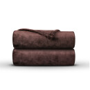 Kuscheldecke "Mirabella" - Cashmere Touch 220x240cm Braun