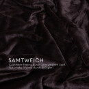 Kuscheldecke "Mirabella" - Cashmere Touch 220x240cm Braun