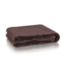 Kuscheldecke "Mirabella" - Cashmere Touch 220x240cm Braun