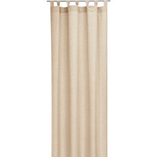 Dekoschal Joy 140 x 245cm Schlaufen Beige