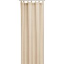 Dekoschal Joy 140 x 245cm Schlaufen Beige