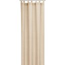 Dekoschal Joy 140 x 245cm Schlaufen Beige