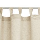 Dekoschal Joy 140 x 245cm Schlaufen Beige