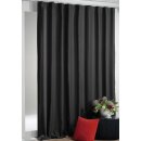 Verdunkelungsgardine Universalband Shadow 135x245cm Schwarz