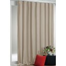 Verdunkelungsgardine Universalband Shadow 135x295cm Beige