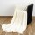 Kuscheldecke "Celina" Mikrofaser flauschig weich Champanger 90x140 cm