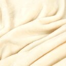 Kuscheldecke "Celina" Mikrofaser flauschig weich Champanger 130x170 cm
