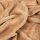 Kuscheldecke "Celina" Mikrofaser Nougat 70x100 cm
