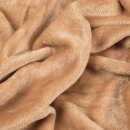Kuscheldecke "Celina" Mikrofaser flauschig weich Nougat 130x170 cm