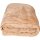 Kuscheldecke "Celina" Mikrofaser flauschig weich Nougat 130x170 cm