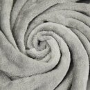 Kuscheldecke "Celina" Mikrofaser flauschig weich Grau 70x100 cm